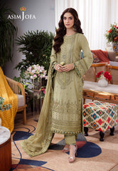 Asim Jofa Uraan Ajur-11 Embroidered Lawn 3 Pcs