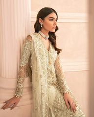 Mirabella By Gulaal Unstitched 3 Piece Eid Suit-Crystalline Embroidered Net 4-Piece Suit MG-05