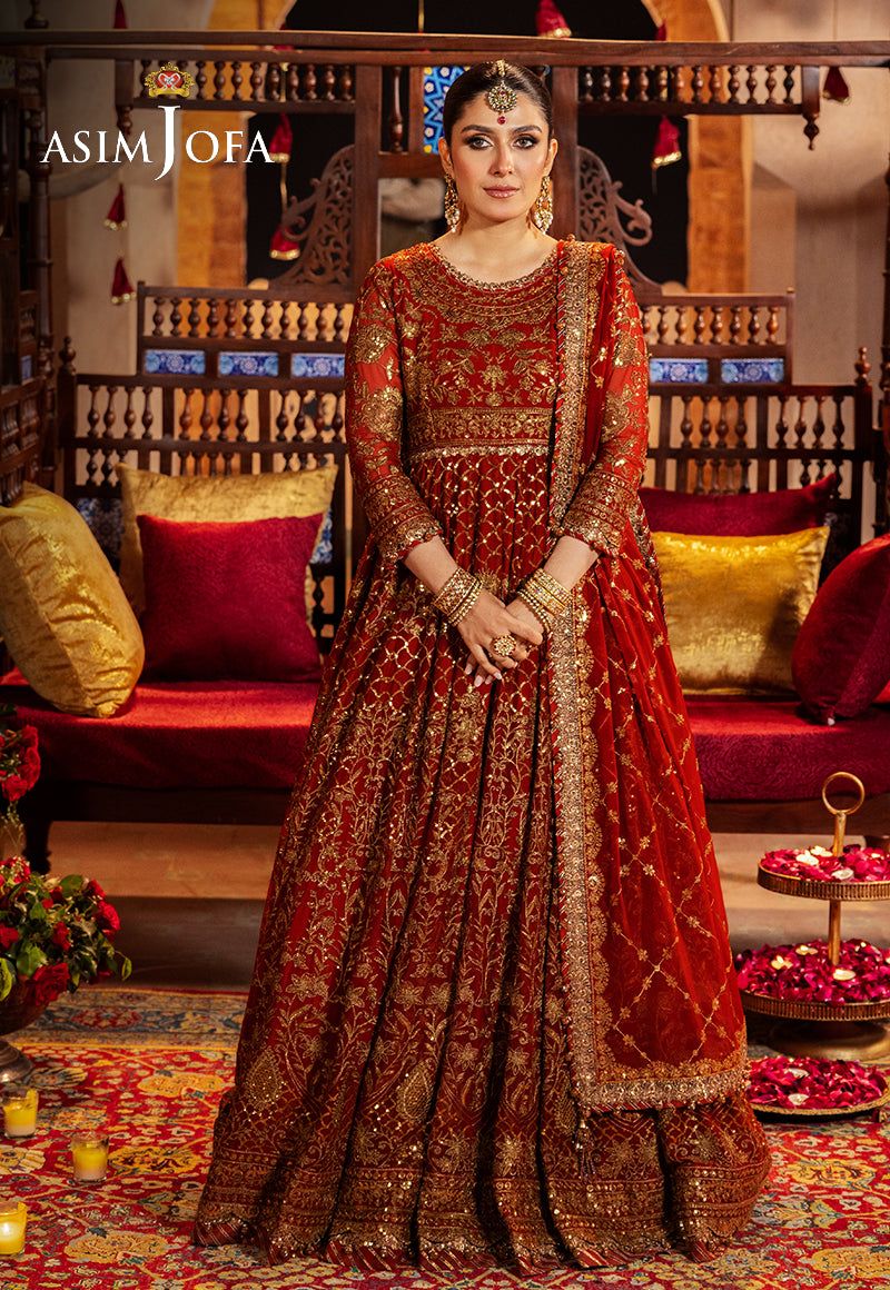 Asim Jofa Jaan-e-Jahan Ajjj-11 Embroidered Chiffon 3 Pcs