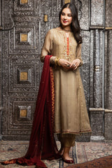 Zaaviay Stitched Eid Edit Jhoom (Three Piece)