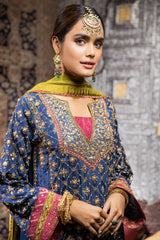Zaaviay Stitched Eid Edit Roshan (Three Piece)
