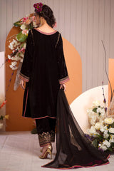 Makhmal By Zaaviay Stitched Phulwari (Three Piece)