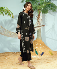Monsoon By Kaanthaa Stitched 2 Piece Summer Suit-Midnight Pour