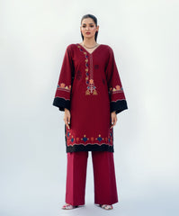 Winter Tales By Kaanthaa Stitched 2 Piece Winter Suit-Folk Muse | 2 pc Stitched