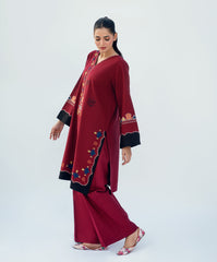 Winter Tales By Kaanthaa Stitched 2 Piece Winter Suit-Folk Muse | 2 pc Stitched