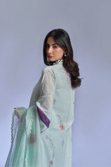 The Affordables By Mariam Malik Unstitched 3 Piece Digital Printed Lawn Collection'2025-Icy Mint