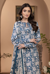 Zara By Humdum Unstitched 3 Piece Winter Collection'2024-D-07