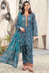 Rang by Motifz Unstitched 3 Piece Printed Lawn Suit-R-4143
