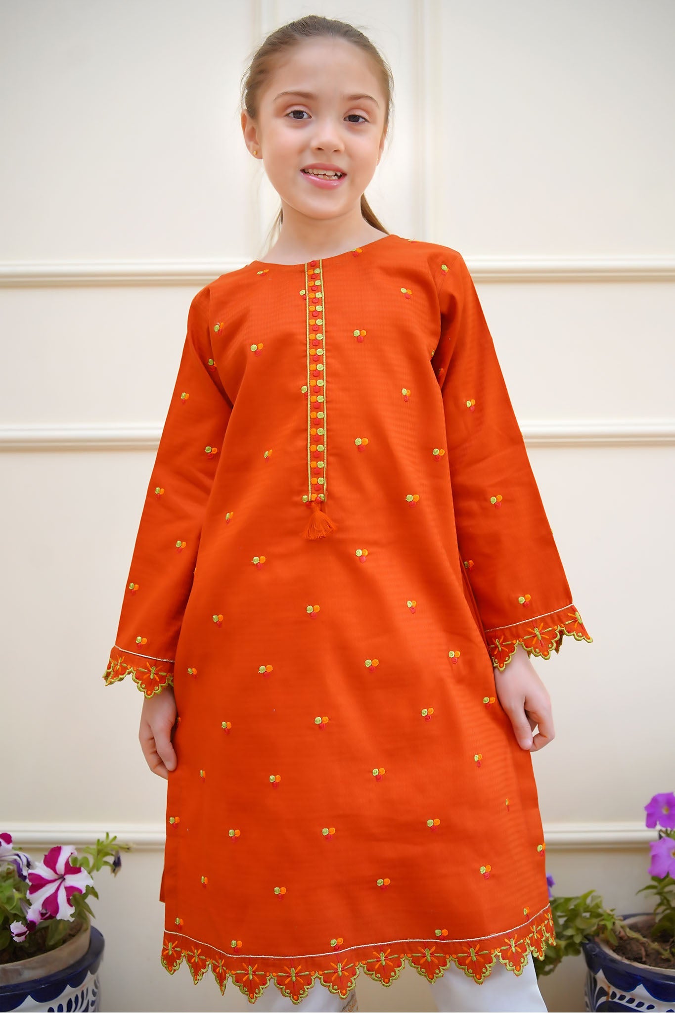 Rang e Eid Shanzey Stitched Jacquard Kurti Collection'2025-SHK-4213