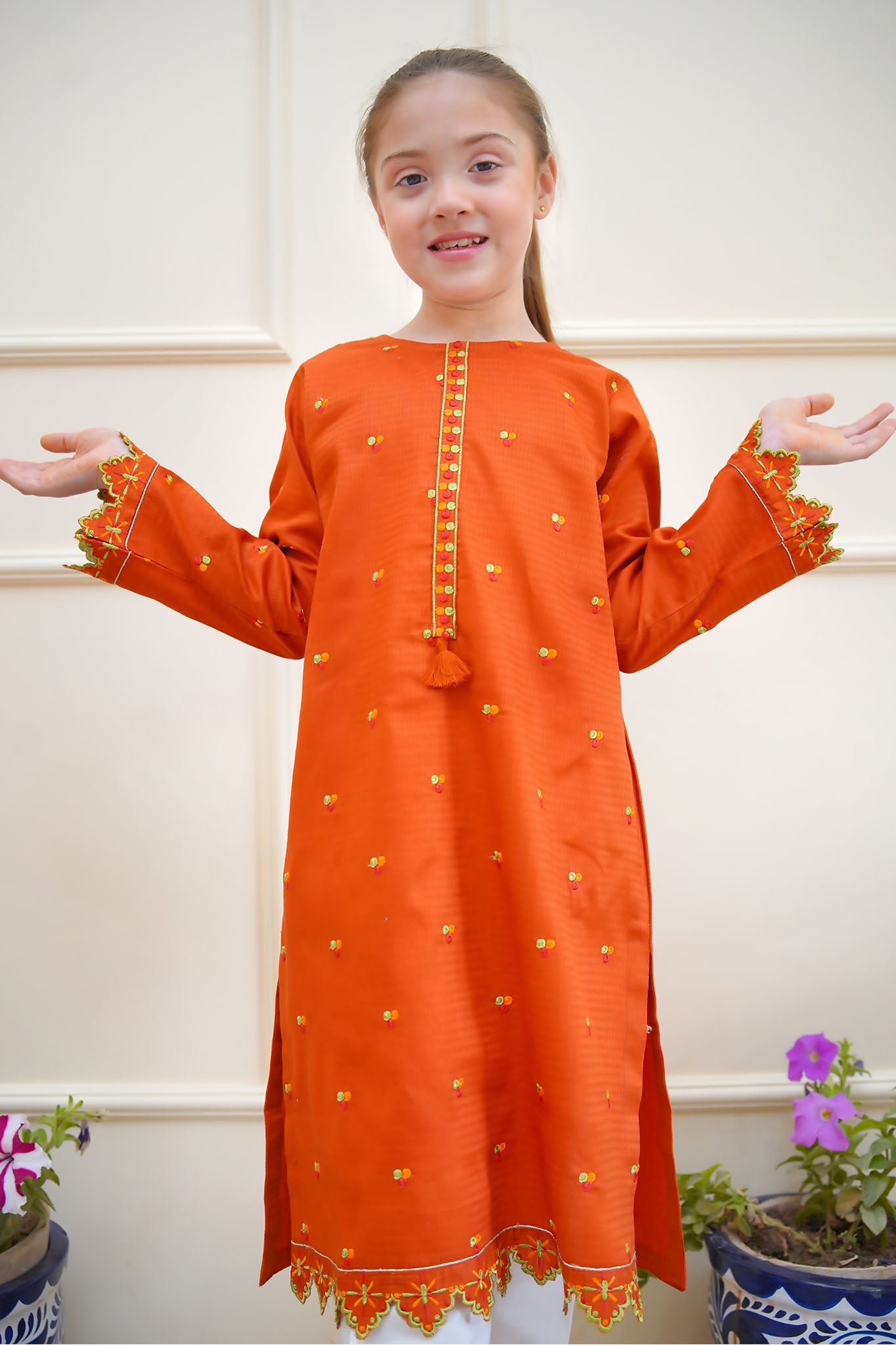 Rang e Eid Shanzey Stitched Jacquard Kurti Collection'2025-SHK-4213