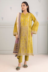 Zellbury Unstitched 3 Piece Lawn Vol-07 Suit-WUS-30432