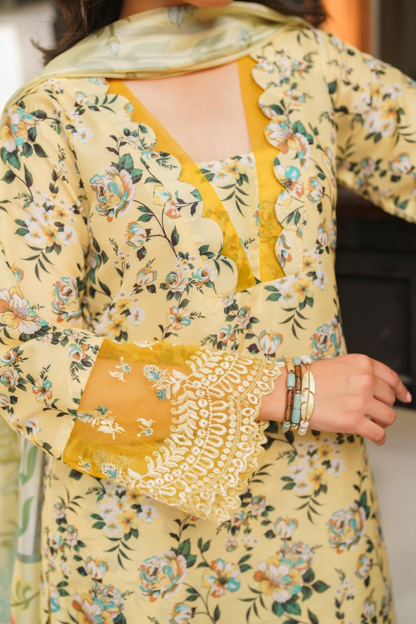 Gardenia Pret by Panache Apparel Stitched Collection-Canary