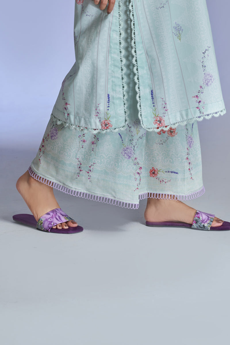 The Affordables By Mariam Malik Unstitched 3 Piece Digital Printed Lawn Collection'2025-Icy Mint