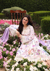 Sardinia Unstitched 3 Piece Emb Lawn Eid Suit-Lavender Clouds