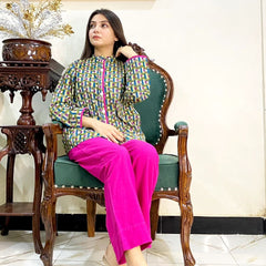 Urban Cut 2 Piece Cotton Printed Co-ord Set Classy  & Comfortable