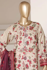 Sada Bahar Stitched 3 Piece Printed Lawn Vol-02 Suit-PR-4498-SKIN