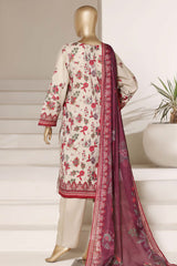 Sada Bahar Stitched 3 Piece Printed Lawn Vol-02 Suit-PR-4498-SKIN