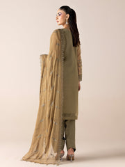 AURAPRET By Zebtan Stitched 3 Piece Luxury Formals Collection'2026-Aurapret-01 | 3 Piece Embroidered Organza Suit