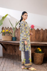 Crape De Luxe by Panache Apparel Stitched Vol-02 Collection-Lemon