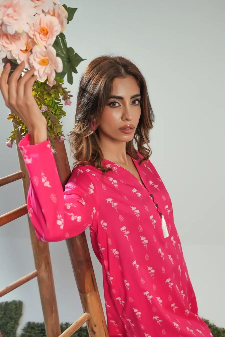 Dhaga Stitched 2 Piece Lawn Collection'2025-Matching separate 0047