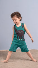 12 AM By Khawar Latif Hanging Dinosaur Kids Tank Top with Shorts