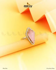 Chrysoberyl Ring Mint Pink - Zeesy Jewellery