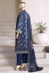 Amyrah By Sada Bahar Stitched 3 Piece Festive Emb Lawn Vol-02 Suit-EMB-4845 BLUE