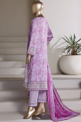 Amyrah By Sada Bahar Stitched 3 Piece Festive Emb Lawn Vol-02 Suit-EMB-4849-PURPLE