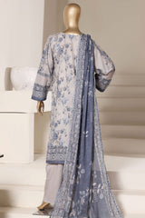 Sada Bahar Stitched 3 Piece Printed Lawn Vol-02 Suit-PR-4876-GREY