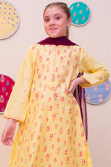 Shanzey Girls Stitched 3 Piece Printed Cambric Pret Collection'2025-SHK-4903