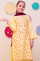 Shanzey Girls Stitched 3 Piece Printed Cambric Pret Collection'2025-SHK-4903