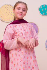 Shanzey Girls Stitched 3 Piece Printed Cambric Pret Collection'2025-SHK-4904