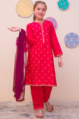 Shanzey Girls Stitched 3 Piece Printed Cambric Pret Collection'2025-SHK-4906