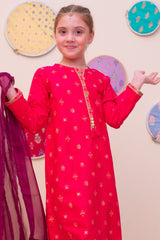 Shanzey Girls Stitched 3 Piece Printed Cambric Pret Collection'2025-SHK-4906