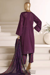 Sada Bahar Stitched 3 Piece Printed Lawn Vol-06 Suit-PR-499-Jamni
