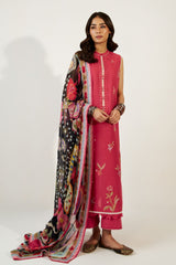 Coco by Zara Shahjahan Unstitched 3 Piece Lawn Vol-02 Suit-ZSC-04-A