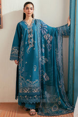 Zync By Florent Unstitched 3 Piece Luxury Lawn Vol-02 Suit-FZ-4A
