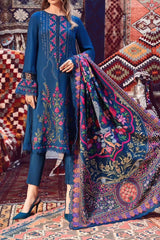 M Print by Maria B Unstitched 3 Piece Winter Suit-MPT-2004-B