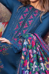 M Print by Maria B Unstitched 3 Piece Winter Suit-MPT-2004-B