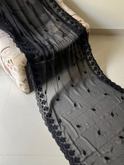 Deck Up Embroidered Chiffon Dupatta D#12