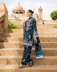 Zainab Chottani Unstitched 3 Piece Eid Luxury Lawn Collection'2023-ZC-04-B
