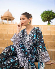 Zainab Chottani Unstitched 3 Piece Eid Luxury Lawn Collection'2023-ZC-04-B