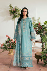 Zync By Florent Unstitched 3 Piece Luxury Lawn Vol-02 Suit-FZ-4B