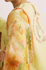 Coco by Zara Shahjahan Unstitched 3 Piece Lawn Suit-04-B-Mahay