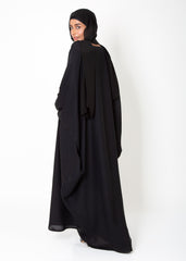 Abaya.Pk Black Butterfly Gown Abaya