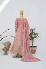Saira Sultana Stitched Wedding Formals Suit-Muneeha-T Pink