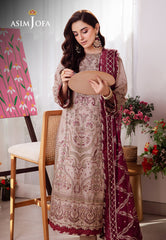 Asim Jofa Uraan Ajur-10 Embroidered Lawn 3 Pcs
