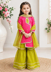Modest Stitched 3 Piece Festive Edit Vol-02 Suit-9655-HPnk