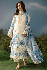 Butterfly By Riaz Arts Unstitched 3 Piece Emb Lawn Suit-D-04