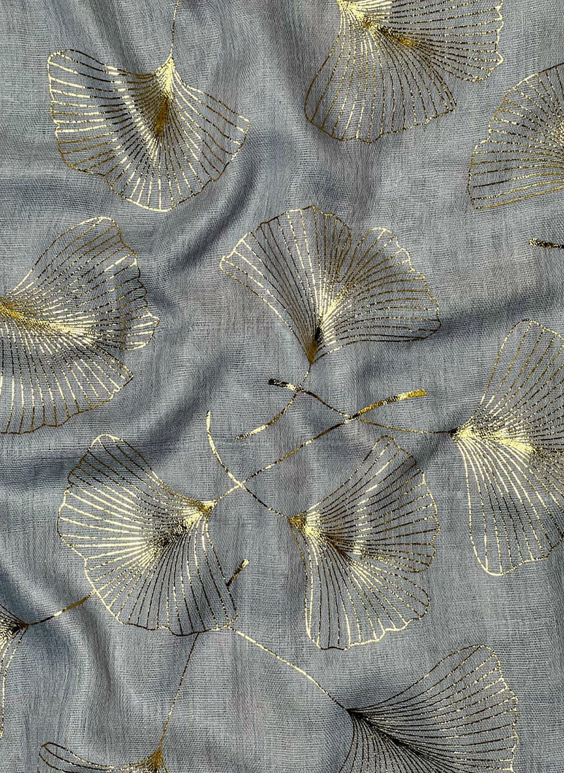 Hijab Ul Hareem Golden Foil Hijab